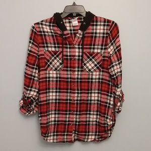 Women's Flannel with Hood